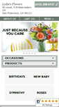 Mobile Screenshot of lydiasflowers.net